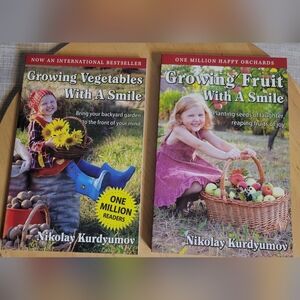 Gardening With A Smile series PB Books 1 & 2 Nikolay Kurdyumov Good Condition
